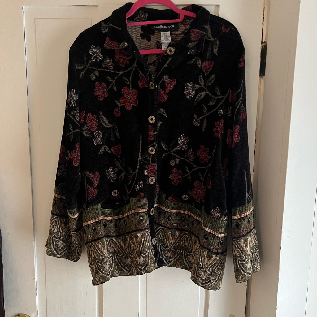 Vintage Floral Tapestry Coat Vintage Floral Tapestry Coat